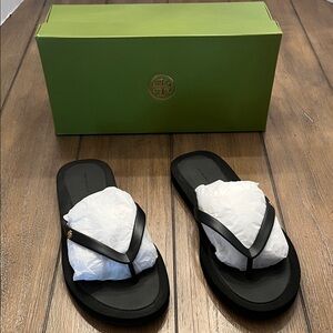 Tory Burch Black Flip-Flops